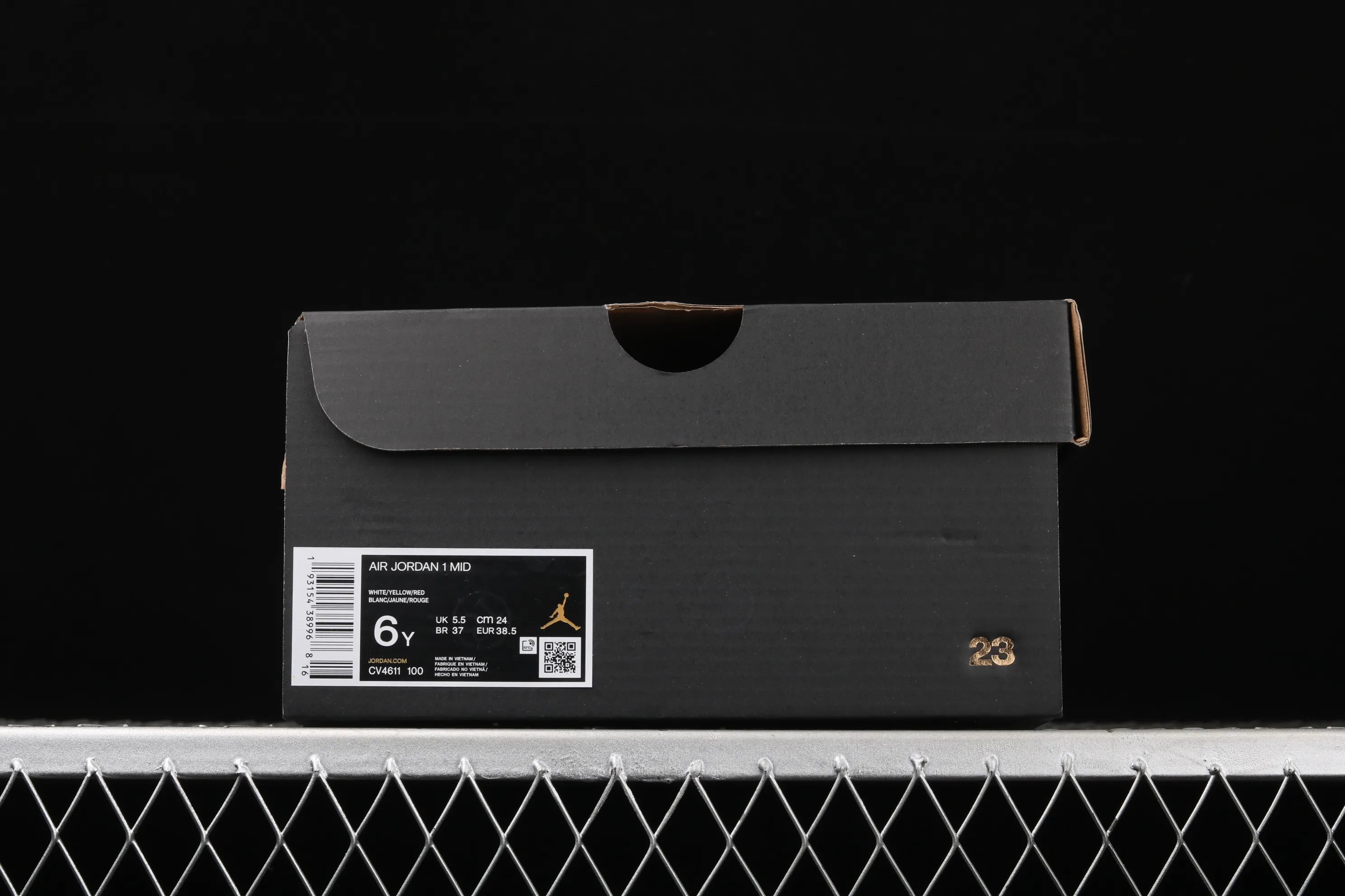 All categories Air Jordan Jordan series basketball shoes Air Jordan 1 Mid Air Jordan 1 Mid AJ1 Joe 1 mid-top white, yellow and pink candy color CV4611-100